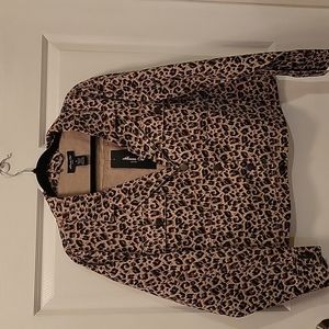 NWT Animal Print Jacket by Anna Cai